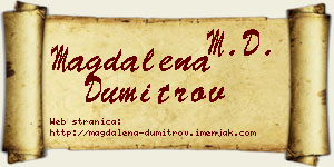Magdalena Dumitrov vizit kartica